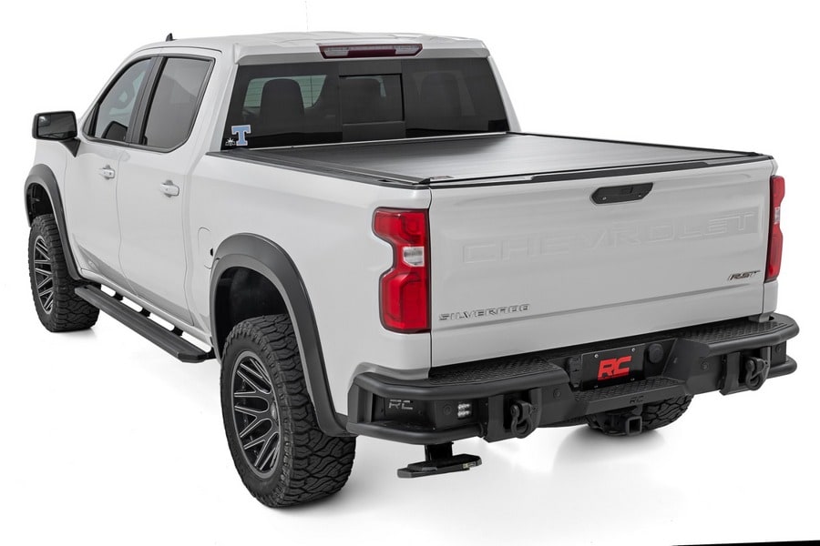 Боковые подножки с многоцветной LED-подсветкой, кабина Crew Cab, Rough Country — фото 4