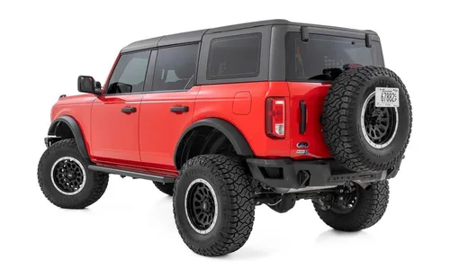 Боковые подножки с многоцветной LED-подсветкой, 4 двери, Ford Bronco VI, Rough Country — фото 4