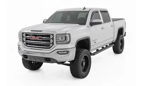 Боковые подножки с многоцветной LED-подсветкой, кабина Crew Cab, Rough Country — фото 5