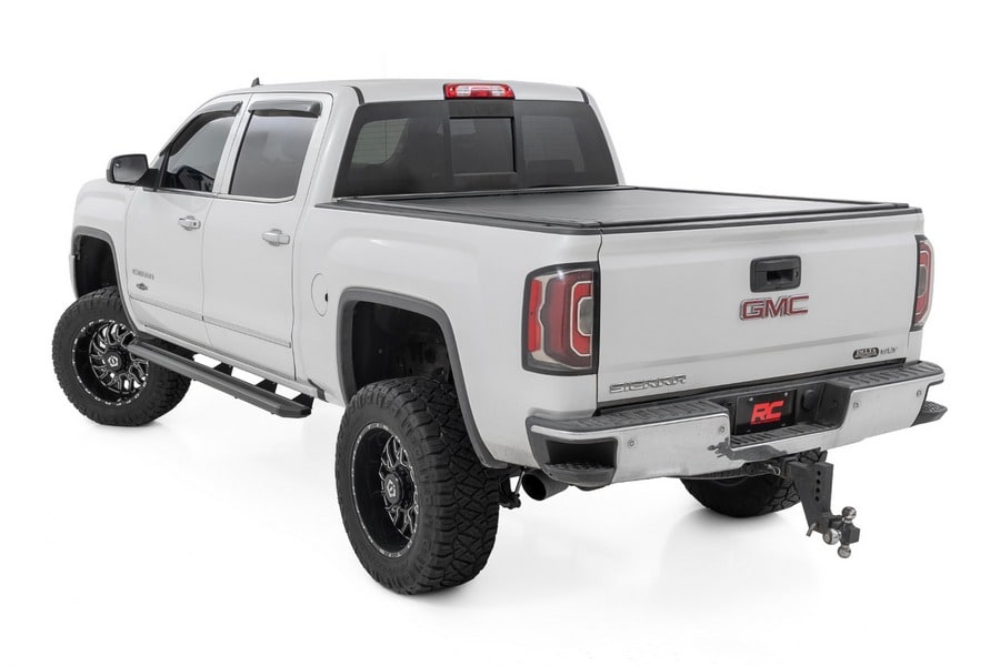 Боковые подножки с многоцветной LED-подсветкой, кабина Crew Cab, Rough Country — фото 6