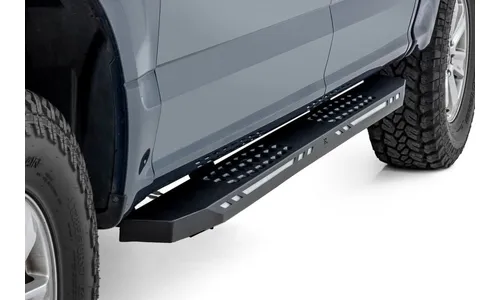 Боковые подножки AC2, янтарный и белый свет, кабина Crew Cab, Rough Country — фото 6