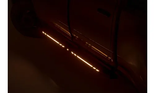 Боковые подножки AC2, янтарный и белый свет, кабина Crew Cab, Rough Country — фото 4