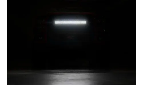 Сетчатая решётка радиатора, свет серии Black с янтарными ДХО, Ford F-150 (2015–2017), Rough Country — фото 7