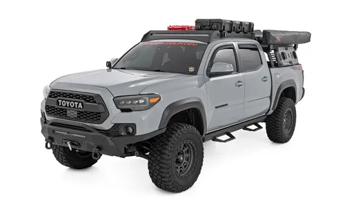 Регулируемые алюминиевые подножки SRL2, кабина Double Cab, Toyota Tacoma (2005–2023), Rough Country — фото 3