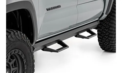 Регулируемые алюминиевые подножки SRL2, кабина Double Cab, Toyota Tacoma (2005–2023), Rough Country — фото 4