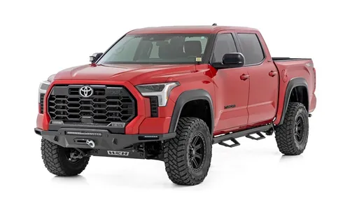 Регулируемые алюминиевые подножки SRL2, кабина CrewMax, Toyota Tundra III, Rough Country — фото 2