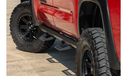 Регулируемые алюминиевые подножки SRL2, кабина CrewMax, Toyota Tundra III, Rough Country — фото 7