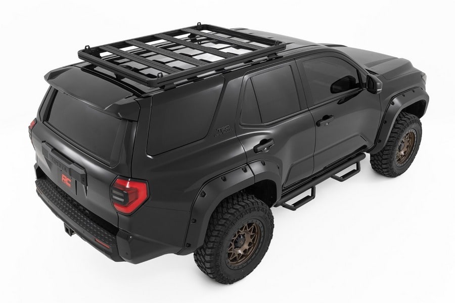 Трубчатые подножки, по длине кабины, Toyota 4Runner VI, Rough Country — фото 3