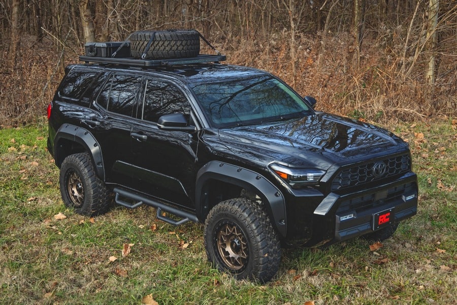 Трубчатые подножки, по длине кабины, Toyota 4Runner VI, Rough Country — фото 4