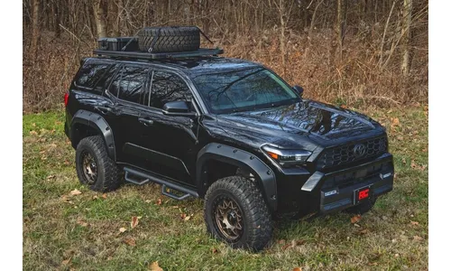 Трубчатые подножки, по длине кабины, Toyota 4Runner VI, Rough Country — фото 4