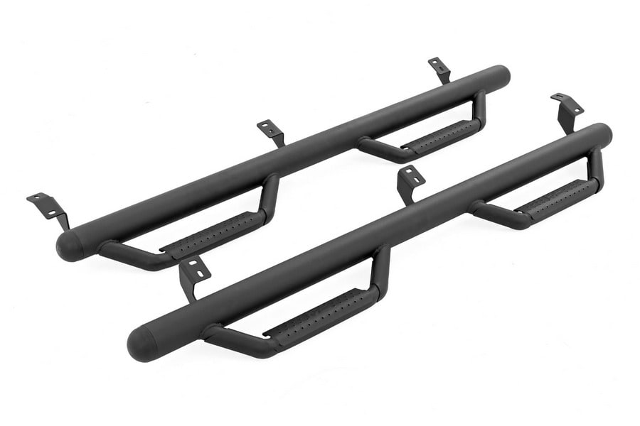 Трубчатые подножки, по длине кабины, Toyota 4Runner VI, Rough Country — фото 6