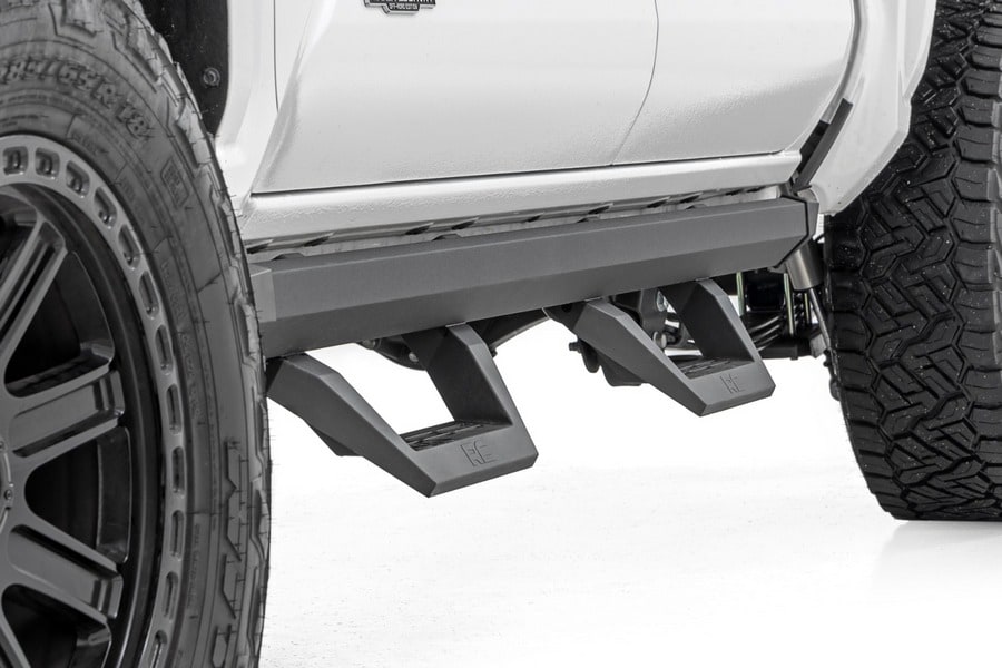 Регулируемые алюминиевые подножки SRX2, кабина Double Cab, Toyota Tacoma IV, Rough Country — фото 4