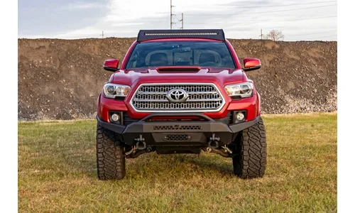 Багажник на крышу, с передним светодиодным светом, Toyota Tacoma (2005–2023), Rough Country — фото 7