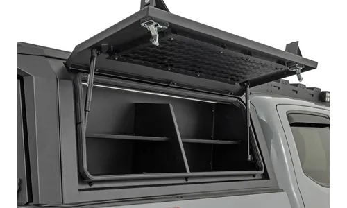 Боковой отсек кунга с полками, со стороны пассажира, Toyota Tacoma III, Rough Country — фото 1