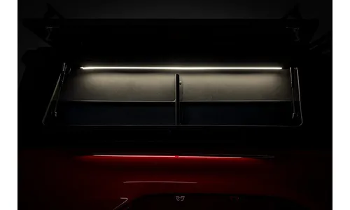 Боковой отсек кунга с полками, со стороны пассажира, Toyota Tacoma IV, Rough Country — фото 3