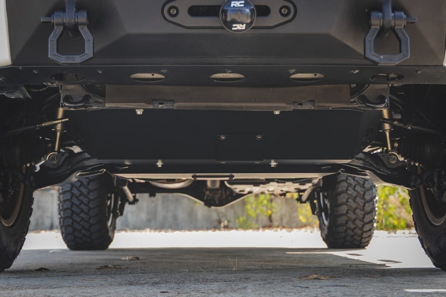 Защитная пластина днища, передняя и центральная части днища, Toyota 4Runner (2010–2024), Rough Country — фото 5