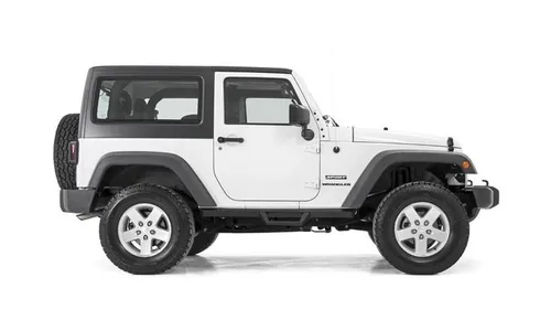 Контурные подножки с пониженными ступенями, 2 двери, Jeep Wrangler JK, Rough Country — фото 3