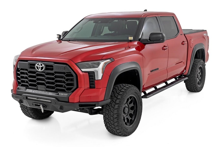 Боковые подножки TR2, кабина CrewMax, Toyota Tundra III, Rough Country — фото 2