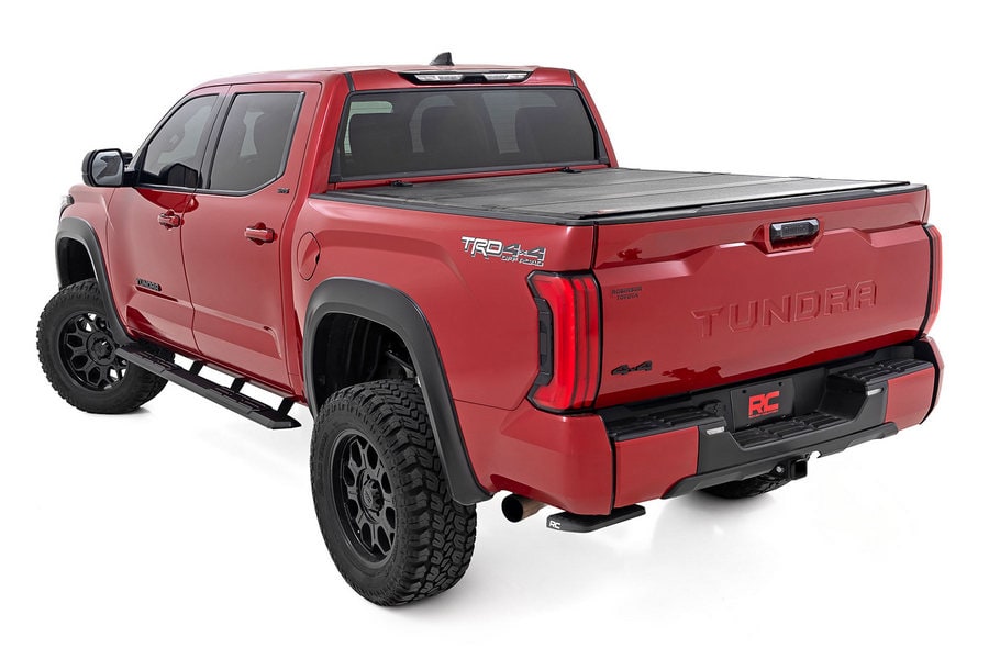Боковые подножки TR2, кабина CrewMax, Toyota Tundra III, Rough Country — фото 3