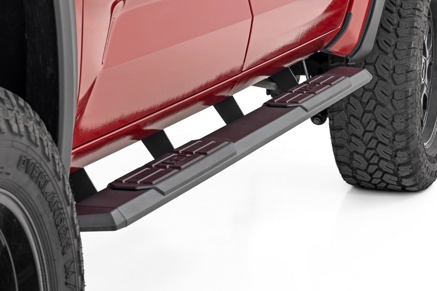 Боковые подножки TR2, кабина CrewMax, Toyota Tundra III, Rough Country — фото 4