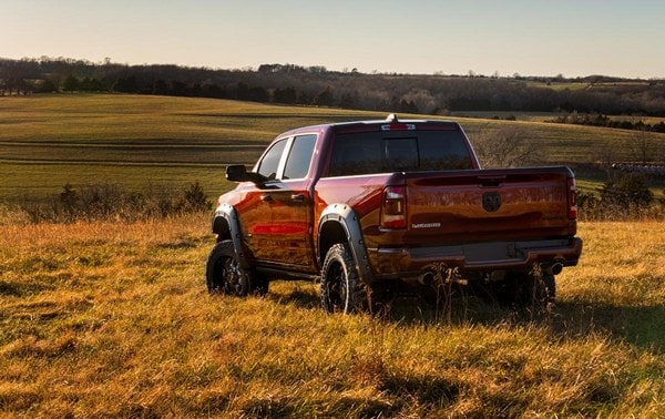 Расширители колёсных арок Defender, цвет PBU True Blue, RAM 1500 DT, Rough Country — фото 3