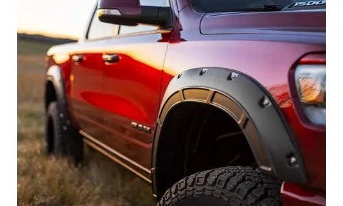 Расширители колёсных арок Defender, цвет PSC Billet Silver, RAM 1500 DT, Rough Country — фото 6