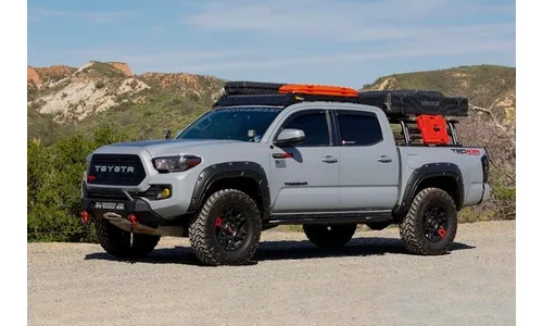 Расширители колёсных арок Defender, цвет 1D6 Silver Sky Metallic, Toyota Tacoma III, Rough Country — фото 2
