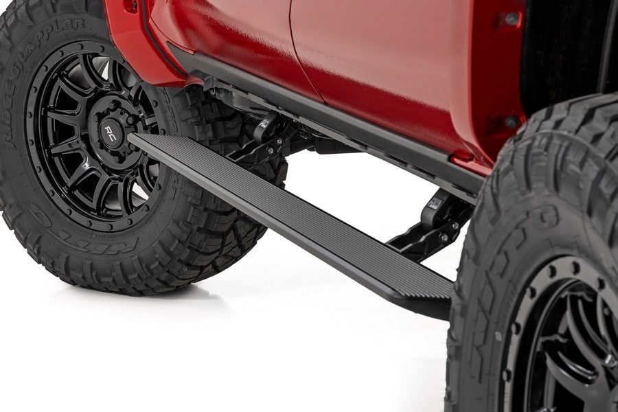 Электрические выдвижные подножки, серия HT, кабина Double Cab, Toyota Tacoma IV, Rough Country — фото 1
