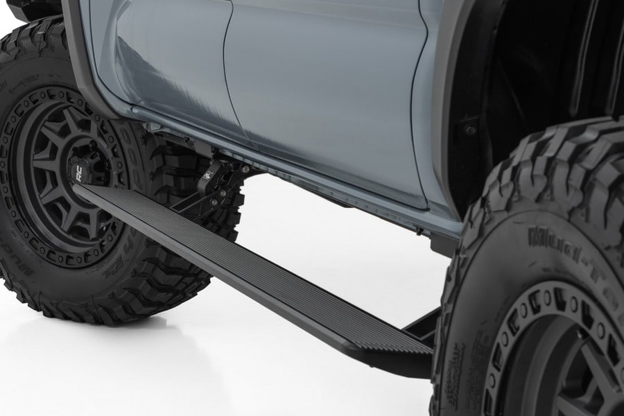 Электрические выдвижные подножки, кабина Double Cab, Toyota Tacoma (2005–2023), Rough Country — фото 1