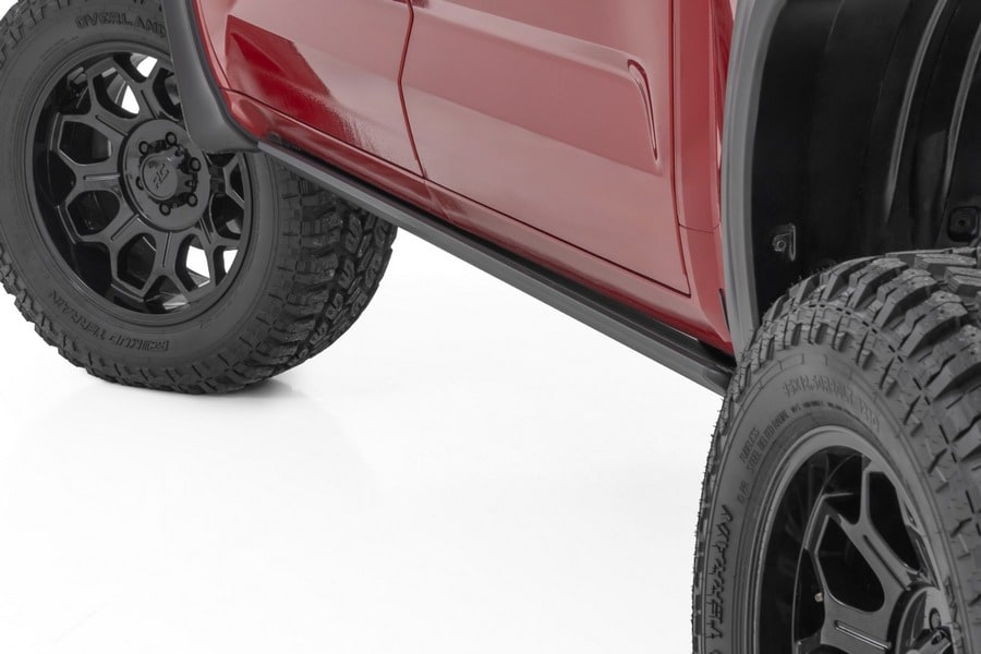 Электрические выдвижные подножки, кабина CrewMax, Toyota Tundra III, Rough Country — фото 2