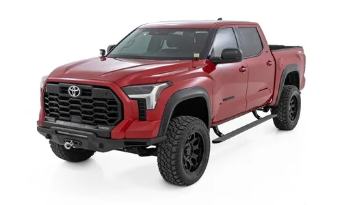 Электрические выдвижные подножки, кабина CrewMax, Toyota Tundra III, Rough Country — фото 3