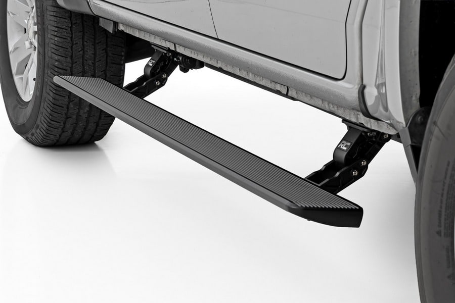 Электрические выдвижные подножки, серия HT, кабина Crew Cab, Rough Country — фото 1