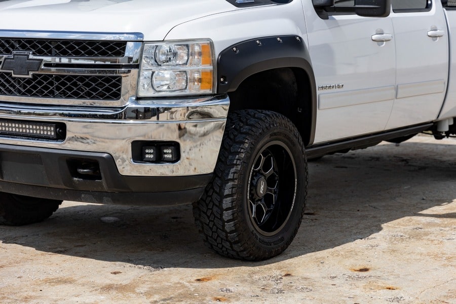 Расширители колёсных арок Pocket, цвет GCN Victory Red, Rough Country — фото 5
