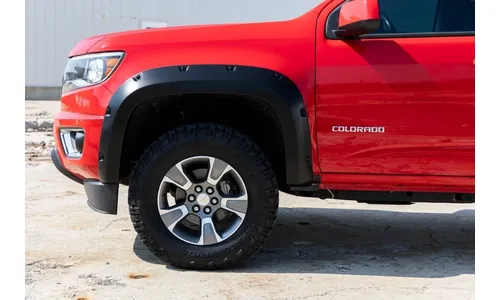 Расширители колёсных арок Pocket, цвет GAN Silver Ice Metallic, Chevrolet Colorado II, Rough Country — фото 6