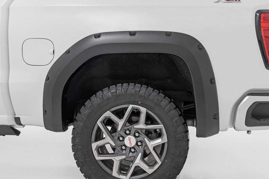 Расширители колёсных арок Pocket, цвет G42 Coastal Dune, GMC Sierra 1500 (2019–2026), Rough Country — фото 3
