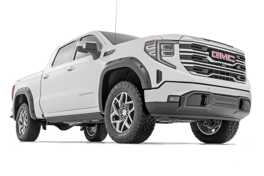 Расширители колёсных арок Pocket, цвет GCI Carbon Black, GMC Sierra 1500 (2019–2026), Rough Country — фото 5