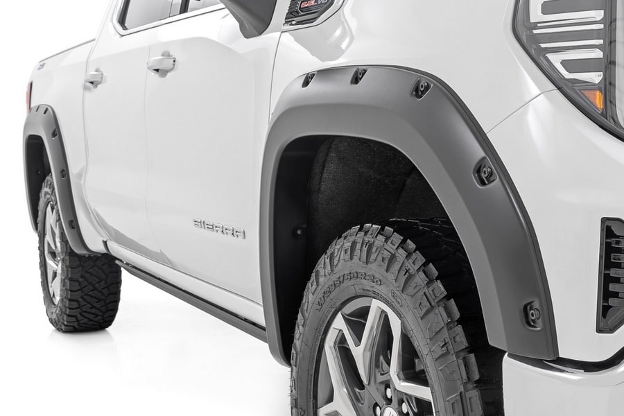 Расширители колёсных арок Pocket, цвет GTL Desert Sand, GMC Sierra 1500 (2019–2026), Rough Country — фото 2