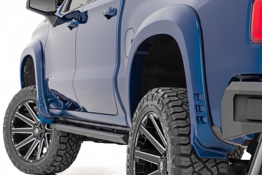 Расширители колёсных арок SF1, цвет G1K Deep Ocean Blue, Chevrolet Silverado 1500 (2019–2026), Rough Country — фото 1