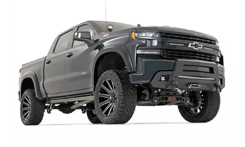 Расширители колёсных арок SF1, цвет G6M Dark Ash, Chevrolet Silverado 1500 (2019–2026), Rough Country — фото 2