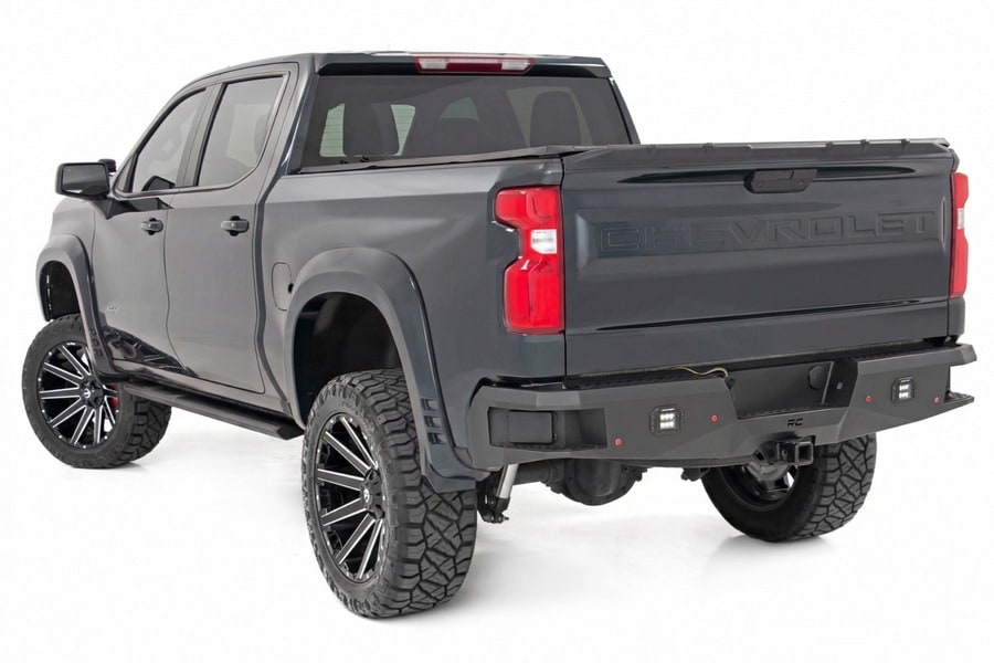 Расширители колёсных арок SF1, цвет G6M Dark Ash, Chevrolet Silverado 1500 (2019–2026), Rough Country — фото 3