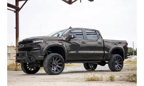Расширители колёсных арок SF1, цвет G6M Dark Ash, Chevrolet Silverado 1500 (2019–2026), Rough Country — фото 5