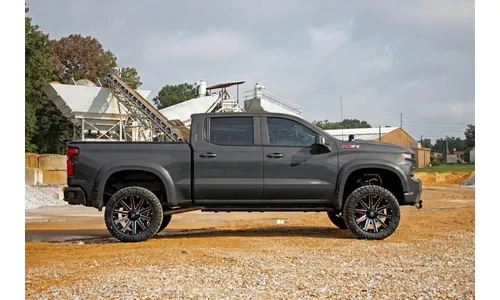 Расширители колёсных арок SF1, цвет G6M Dark Ash, Chevrolet Silverado 1500 (2019–2026), Rough Country — фото 6