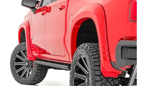Расширители колёсных арок SF1, цвет G7C Red Hot, Chevrolet Silverado 1500 (2019–2026), Rough Country — фото 1