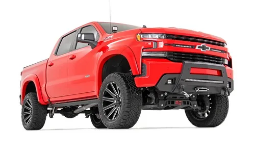 Расширители колёсных арок SF1, цвет G7C Red Hot, Chevrolet Silverado 1500 (2019–2026), Rough Country — фото 2