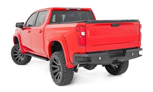 Расширители колёсных арок SF1, цвет G7C Red Hot, Chevrolet Silverado 1500 (2019–2026), Rough Country — фото 3