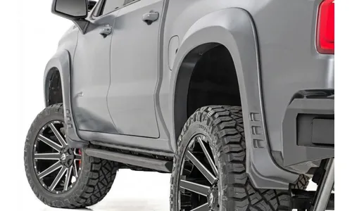 Расширители колёсных арок SF1, цвет G9K Satin Steel, Chevrolet Silverado 1500 (2019–2026), Rough Country — фото 1