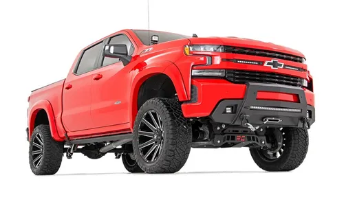 Расширители колёсных арок SF1, цвет GAN Silver Ice Metallic, Chevrolet Silverado 1500 (2019–2026), Rough Country — фото 2