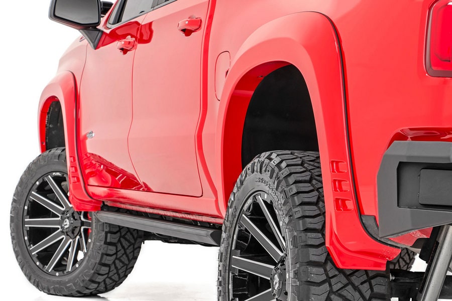 Расширители колёсных арок SF1, цвет GAN Silver Ice Metallic, Chevrolet Silverado 1500 (2019–2026), Rough Country — фото 3