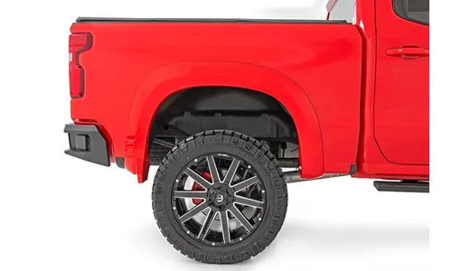 Расширители колёсных арок SF1, цвет GAN Silver Ice Metallic, Chevrolet Silverado 1500 (2019–2026), Rough Country — фото 5
