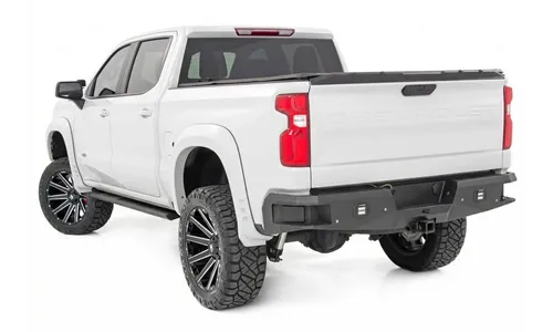 Расширители колёсных арок SF1, цвет GAZ Summit White, Chevrolet Silverado 1500 (2019–2026), Rough Country — фото 3